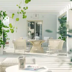 Jakie aranżacje tarasu w białym kolorze wybrać – Inspiracje, trendy 